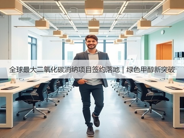全球最大二氧化碳消纳项目签约落地|绿色甲醇新突破(图2) 全球最大二氧化碳消纳项目签约落地|绿色甲醇新突破(图2)