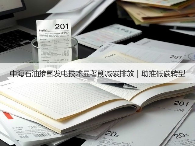 中海石油掺氢发电技术显著削减碳排放|助推低碳转型(图3) 中海石油掺氢发电技术显著削减碳排放|助推低碳转型(图3)