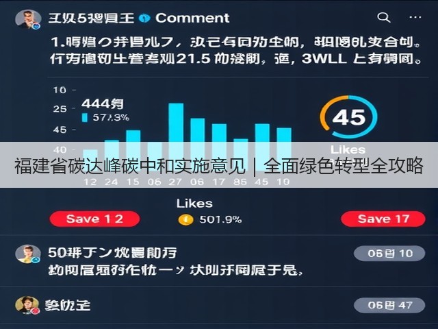 福建省碳达峰碳中和实施意见｜全面绿色转型全攻略(图2)