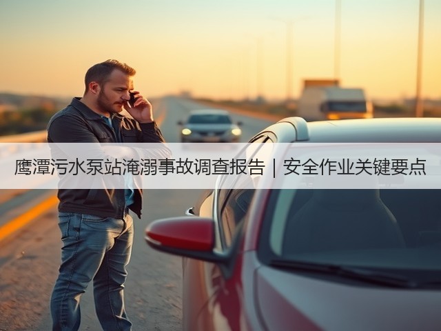 鹰潭污水泵站淹溺事故调查报告|安全作业关键要点(图2) 鹰潭污水泵站淹溺事故调查报告|安全作业关键要点(图2)