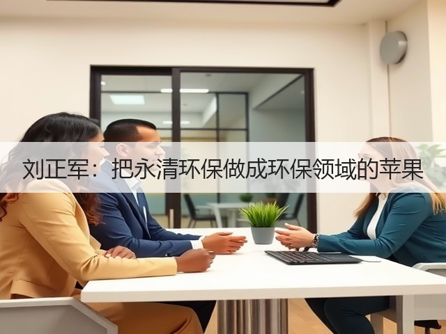 刘正军:把永清环保做成环保领域的苹果(图1) 刘正军:把永清环保做成环保领域的苹果(图1)