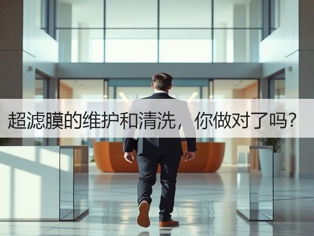 超滤膜的维护和清洗,你做对了吗?(图1) 超滤膜的维护和清洗,你做对了吗?(图1)