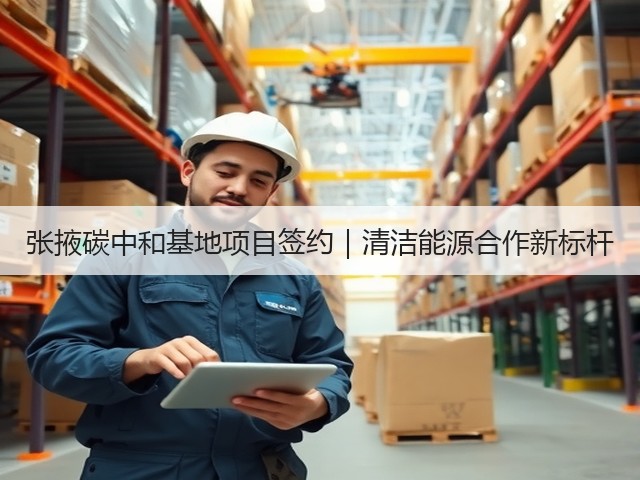 张掖碳中和基地项目签约｜清洁能源合作新标杆(图1)