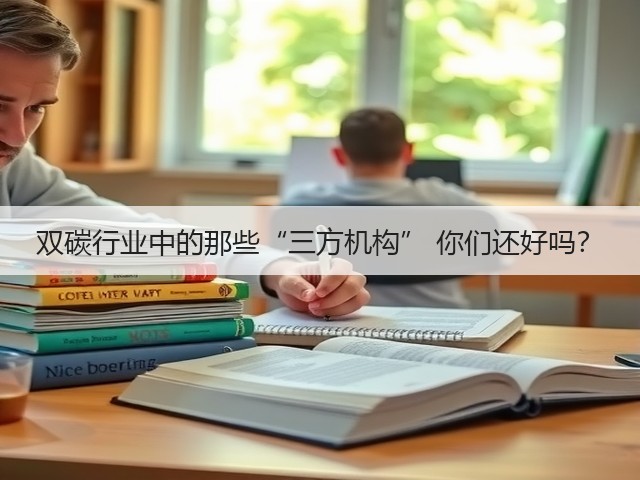 双碳行业中的那些“三方机构” 你们还好吗?(图2) 双碳行业中的那些“三方机构” 你们还好吗?(图2)