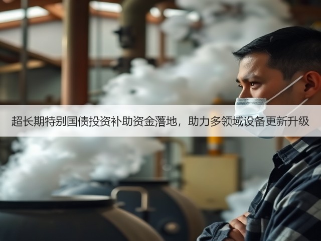 超长期特别国债投资补助资金落地，助力多领域设备更新升级(图2)