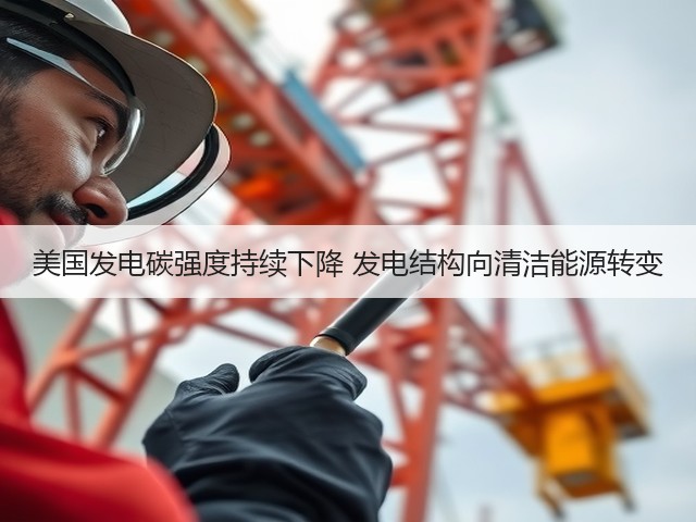 美国发电碳强度持续下降 发电结构向清洁能源转变(图1) 美国发电碳强度持续下降 发电结构向清洁能源转变(图1)