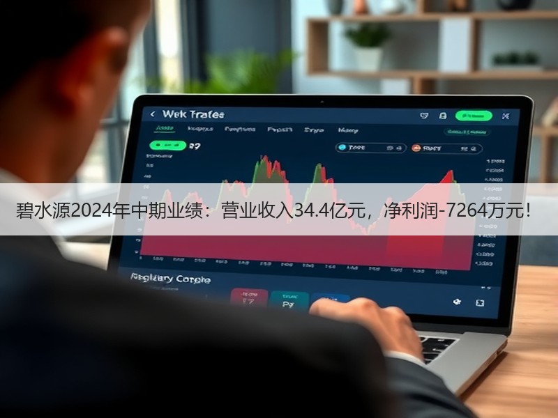 碧水源2024年中期业绩:营业收入34.4亿元,净利润-7264万元! 碧水源2024年中期业绩:营业收入34.4亿元,净利润-7264万元!