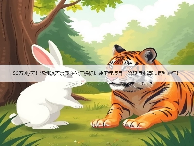 50万吨/天！深圳滨河水质净化厂提标扩建工程项目一阶段通水调试顺利进行！