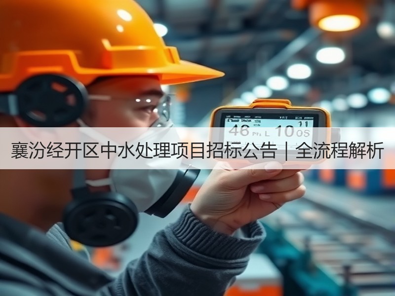 襄汾经开区中水处理项目招标公告|全流程解析 襄汾经开区中水处理项目招标公告|全流程解析