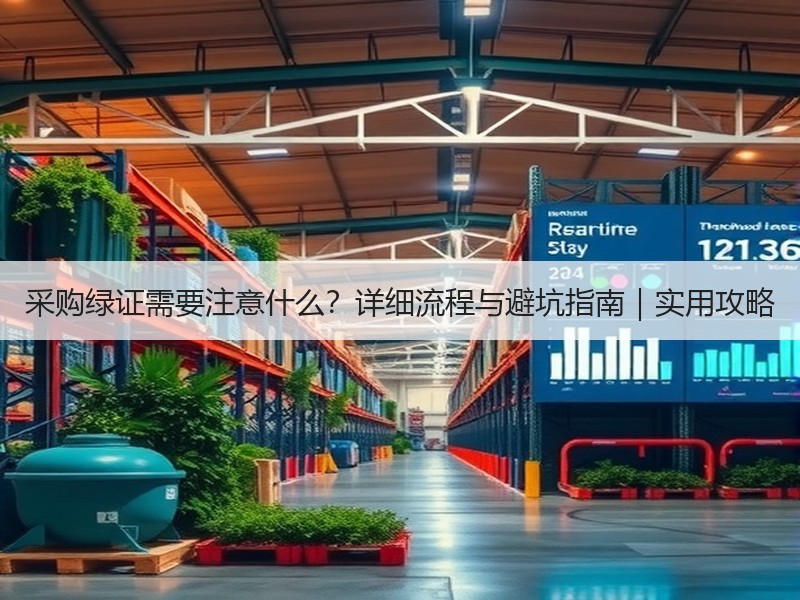 采购绿证需要注意什么？详细流程与避坑指南｜实用攻略