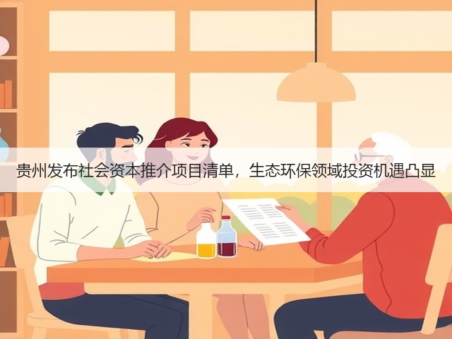 贵州发布社会资本推介项目清单,生态环保领域投资机遇凸显(图2) 贵州发布社会资本推介项目清单,生态环保领域投资机遇凸显(图2)
