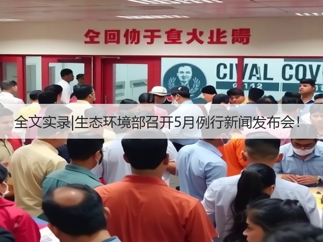 全文实录|生态环境部召开5月例行新闻发布会!(图2) 全文实录|生态环境部召开5月例行新闻发布会!(图2)