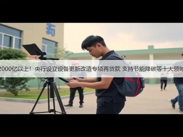 2000亿以上!央行设立设备更新改造专项再贷款 支持节能降碳等十大领域(图1) 2000亿以上!央行设立设备更新改造专项再贷款 支持节能降碳等十大领域(图1)