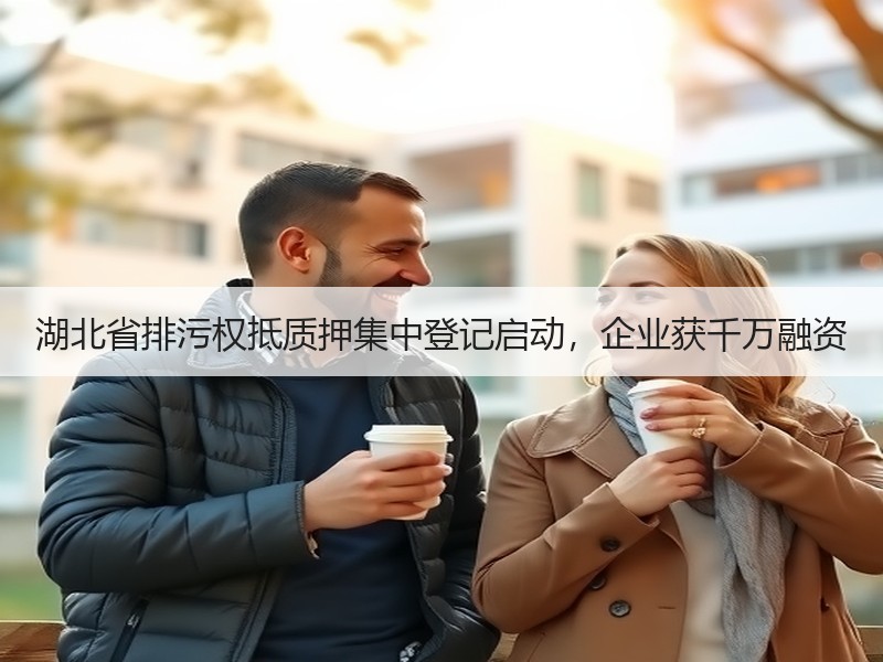 湖北省排污权抵质押集中登记启动，企业获千万融资