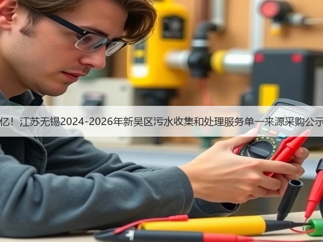 14亿！江苏无锡2024-2026年新吴区污水收集和处理服务单一来源采购公示！(图1)