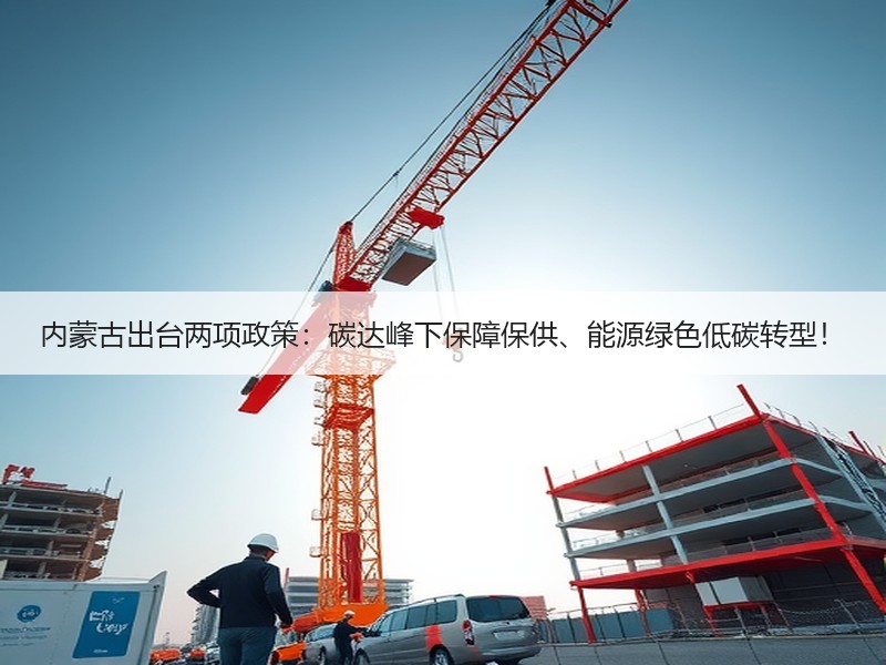 内蒙古出台两项政策：碳达峰下保障保供、能源绿色低碳转型！