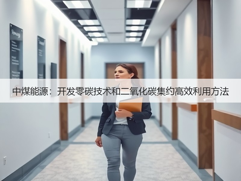 中煤能源：开发零碳技术和二氧化碳集约高效利用方法
