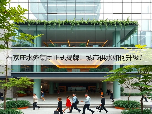 石家庄水务集团正式揭牌!城市供水如何升级?(图2) 石家庄水务集团正式揭牌!城市供水如何升级?(图2)