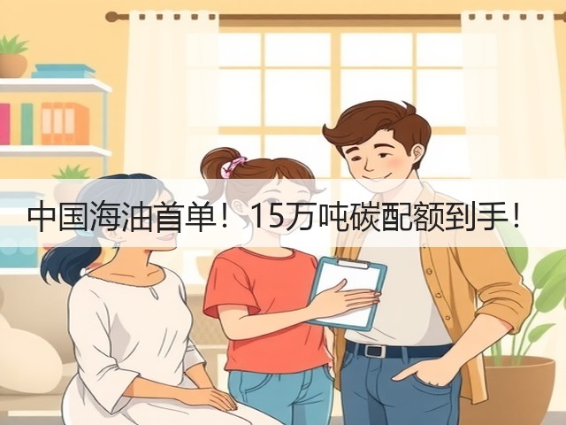 中国海油首单!15万吨碳配额到手!(图3) 中国海油首单!15万吨碳配额到手!(图3)