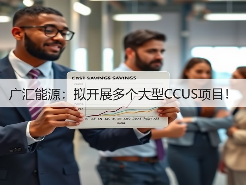 广汇能源:拟开展多个大型CCUS项目! 广汇能源:拟开展多个大型CCUS项目!