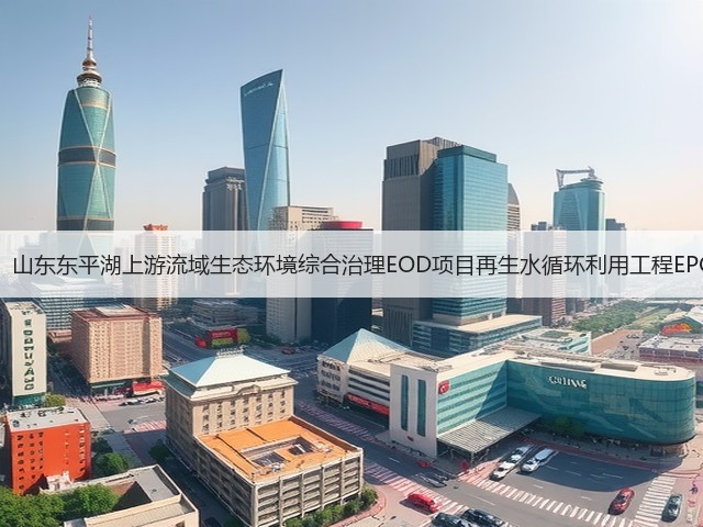 1.69亿!山东东平湖上游流域生态环境综合治理EOD项目再生水循环利用工程EPC开标!(图3) 1.69亿!山东东平湖上游流域生态环境综合治理EOD项目再生水循环利用工程EPC开标!(图3)