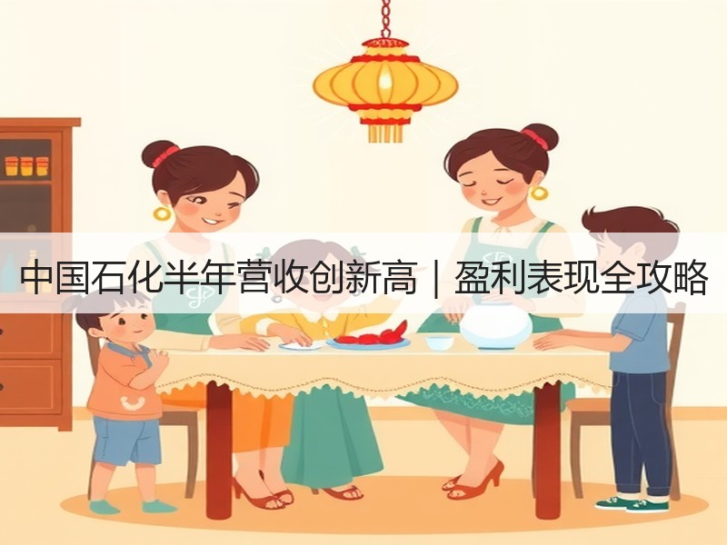 中国石化半年营收创新高|盈利表现全攻略 中国石化半年营收创新高|盈利表现全攻略