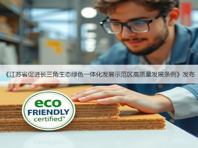 《江苏省促进长三角生态绿色一体化发展示范区高质量发展条例》发布(图3) 《江苏省促进长三角生态绿色一体化发展示范区高质量发展条例》发布(图3)