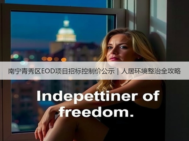 南宁青秀区EOD项目招标控制价公示｜人居环境整治全攻略