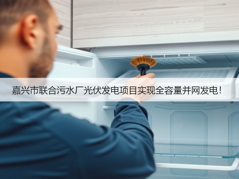 嘉兴市联合污水厂光伏发电项目实现全容量并网发电！
