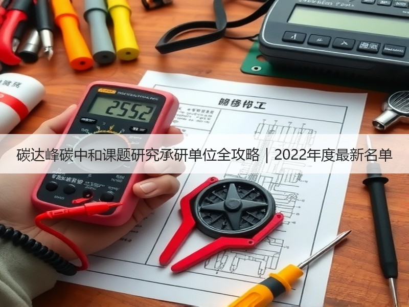 碳达峰碳中和课题研究承研单位全攻略|2022年度最新名单 碳达峰碳中和课题研究承研单位全攻略|2022年度最新名单