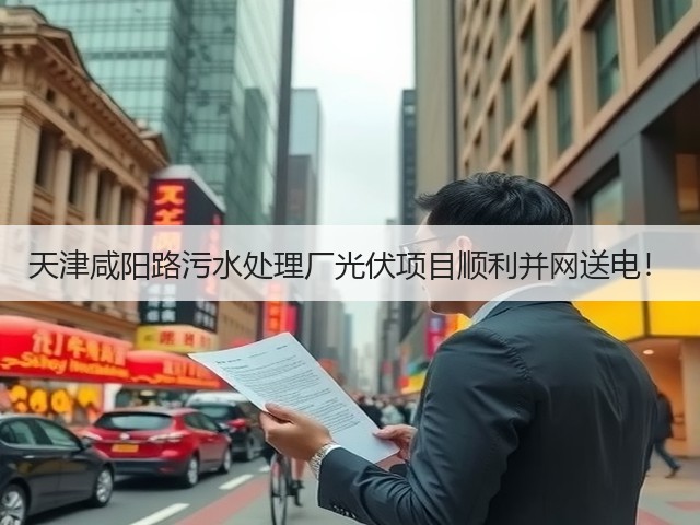 天津咸阳路污水处理厂光伏项目顺利并网送电!(图3) 天津咸阳路污水处理厂光伏项目顺利并网送电!(图3)