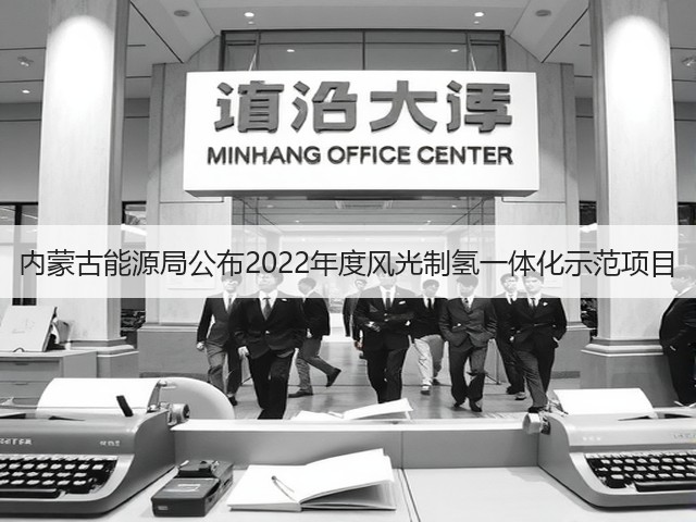 内蒙古能源局公布2022年度风光制氢一体化示范项目(图3)