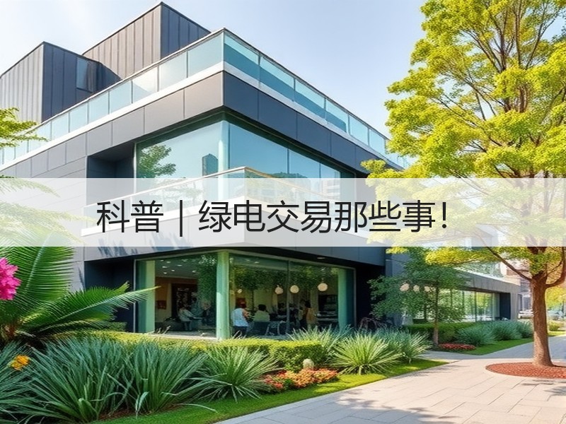 科普｜绿电交易那些事！