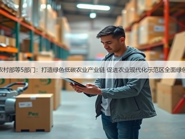 农业农村部等5部门:打造绿色低碳农业产业链 促进农业现代化示范区全面绿色转型(图2) 农业农村部等5部门:打造绿色低碳农业产业链 促进农业现代化示范区全面绿色转型(图2)