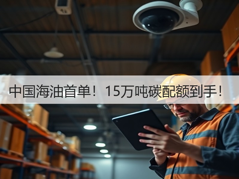 中国海油首单！15万吨碳配额到手！