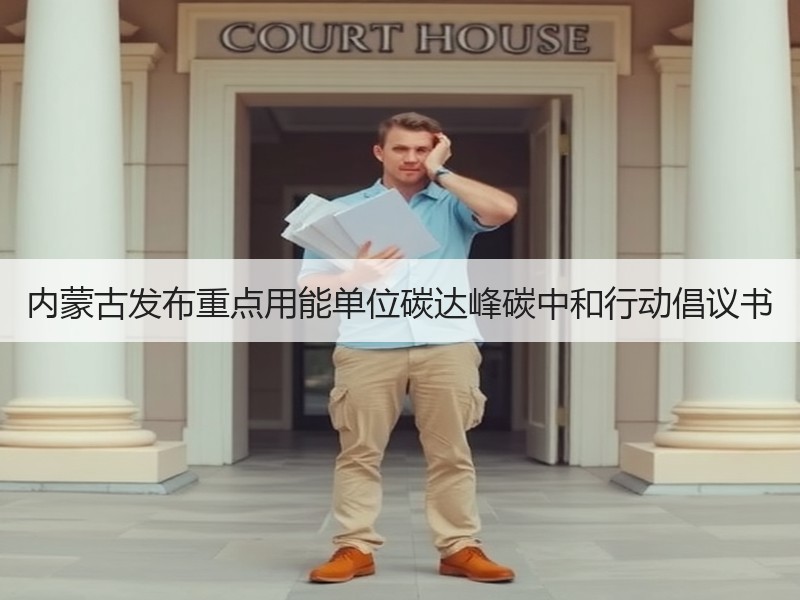 内蒙古发布重点用能单位碳达峰碳中和行动倡议书