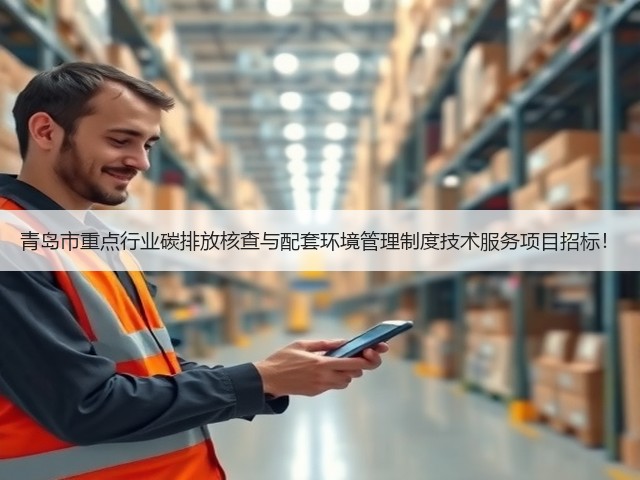 青岛市重点行业碳排放核查与配套环境管理制度技术服务项目招标!(图2) 青岛市重点行业碳排放核查与配套环境管理制度技术服务项目招标!(图2)