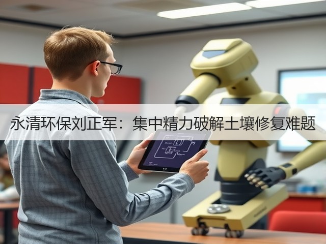 永清环保刘正军:集中精力破解土壤修复难题(图2) 永清环保刘正军:集中精力破解土壤修复难题(图2)