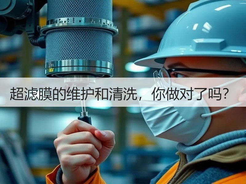 超滤膜的维护和清洗，你做对了吗？