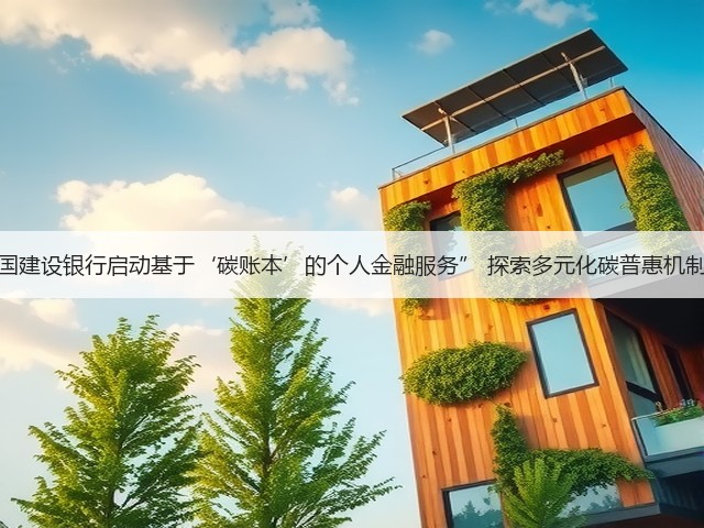 中国建设银行启动基于‘碳账本’的个人金融服务” 探索多元化碳普惠机制!(图1) 中国建设银行启动基于‘碳账本’的个人金融服务” 探索多元化碳普惠机制!(图1)