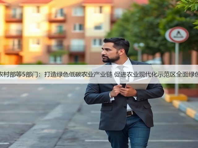 农业农村部等5部门:打造绿色低碳农业产业链 促进农业现代化示范区全面绿色转型(图2) 农业农村部等5部门:打造绿色低碳农业产业链 促进农业现代化示范区全面绿色转型(图2)