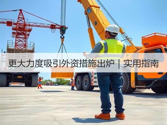 更大力度吸引外资措施出炉|实用指南(图1) 更大力度吸引外资措施出炉|实用指南(图1)