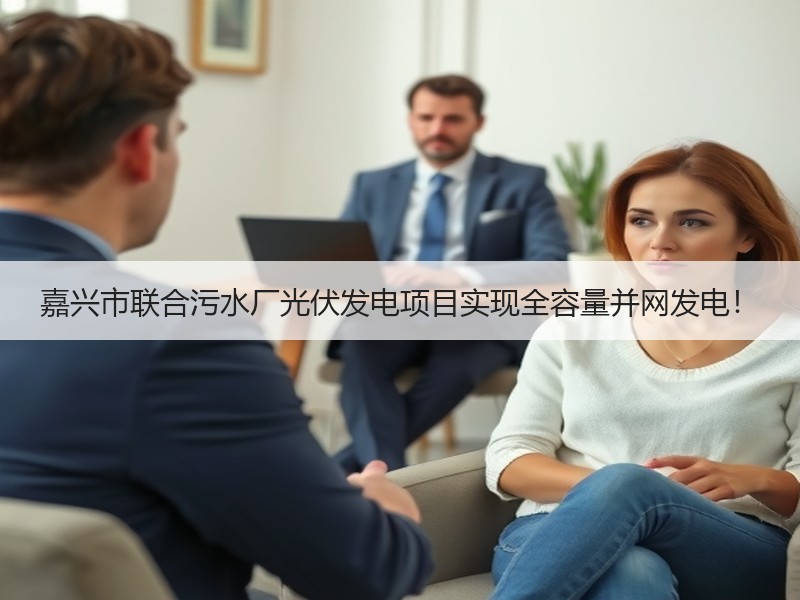 嘉兴市联合污水厂光伏发电项目实现全容量并网发电！