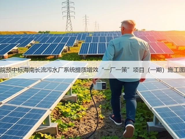 上海市政总院预中标海南长流污水厂系统提质增效“一厂一策”项目(一期)施工图设计项目!(图3) 上海市政总院预中标海南长流污水厂系统提质增效“一厂一策”项目(一期)施工图设计项目!(图3)