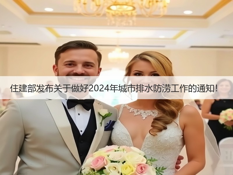 住建部发布关于做好2024年城市排水防涝工作的通知！