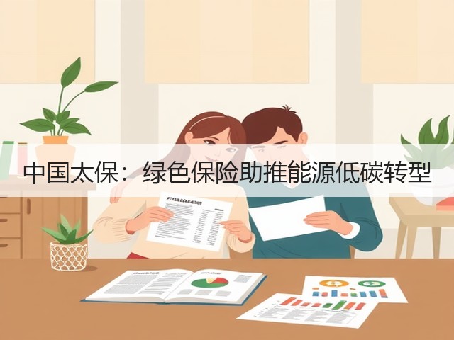 中国太保:绿色保险助推能源低碳转型(图3) 中国太保:绿色保险助推能源低碳转型(图3)