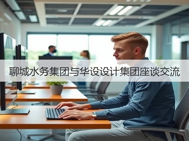 聊城水务集团与华设设计集团座谈交流(图3)