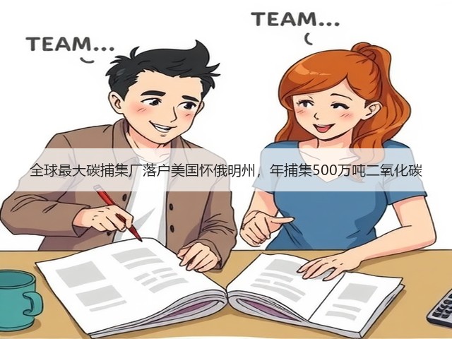 全球最大碳捕集厂落户美国怀俄明州,年捕集500万吨二氧化碳(图2) 全球最大碳捕集厂落户美国怀俄明州,年捕集500万吨二氧化碳(图2)