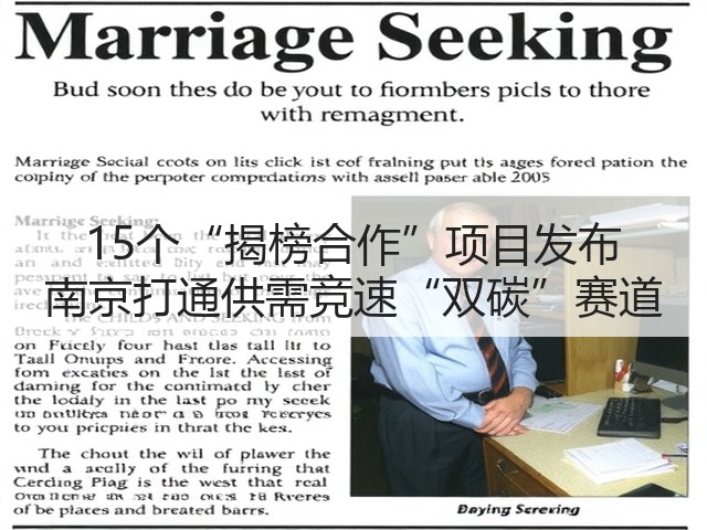 15个“揭榜合作”项目发布 南京打通供需竞速“双碳”赛道(图3)