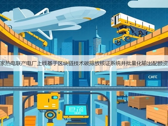 多家热电联产电厂上线基于区块链技术碳排放核证系统并批量化输出配额资产(图1)